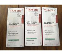 Thayers Let’s be Clear Water Cream Moisturiser with HYALUR ACID 75ml X3 FASTP&P
