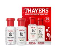 Thayers Purify & Hydrate Skin Care Set Includes Rose Petal Facial Toner to Reduce Pores and Hydrating Milky Toner for 48H Hydration 1 Skin Care