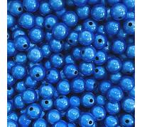 THAYLA 4-30 mm reflective beads, 3D illusion, wonder beads, embroidery, acrylic beads for jewellery making, 60/100/200/300/600 pcs, dark blue