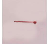 THAYLA 5CM 30pcs Red Metal Hair Clips Tray Hair Barrettes Tray Hair Bobby Pins With Blank Tray Round Bezel Settings Trays for Hair Pin Diy