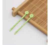 THAYLA 5CM 30pcs Red Metal Hair Clips Tray Hair Barrettes Tray Hair Bobby Pins With Blank Tray Round Bezel Settings Trays for Hair Pin Diy