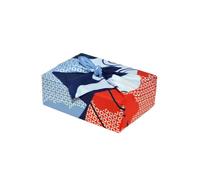 THAYLA Blue Bird Fabric Gift Wrap Cloth, Reusable Japanese Style Cotton Wrapping Sheet, 70x70cm Gift Wrap - 1 or 2 Pieces (cat, 70 * 70cm 2pcs)