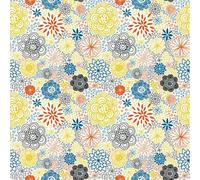 THAYLA Reusable Cotton Gift Wrap Cloth - 1 or 2 Pack, 70x70cm Japanese Style Floral Fabric Wrapping Sheet for Eco-Friendly Gift Packaging (chrysanthemum, 70 * 70cm 2 pc)