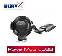 THb Bury PowerMount USB Universal Phone Charging Cradle with Adaptable Arm