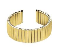 THBGTCNQ Elastic Watchband 12mm 14mm 16mm 18mm 20mm 22mm Stainless Steel Watch Strap Men Women Stretch Expansion Wristband Accessories(Gold,16mm)