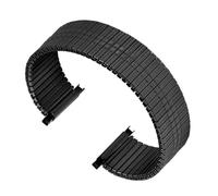 THBGTCNQ Elastic Watchband 18mm Stretch Expansion Stainless Steel Watch Strap Men Women(Black,16mm)