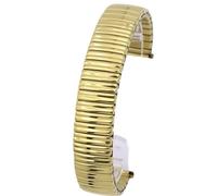 THBGTCNQ Elastic Watchband 18mm Stretch Expansion Stainless Steel Watch Strap Men Women(Gold,12mm)