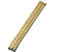 THBGTCNQ Elastic Watchband 18mm Stretch Expansion Stainless Steel Watch Strap Men Women(Gold,18mm)