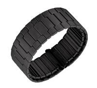 THBGTCNQ Elastic Watchband 22mm Stretch Expansion Stainless Steel Watch Strap Men Women(Black,S_22MM)