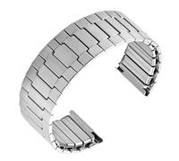 THBGTCNQ Elastic Watchband 22mm Stretch Expansion Stainless Steel Watch Strap Men Women(Silver,S_22MM)