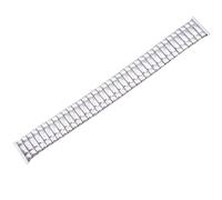 THBGTCNQ Metal Elastic Watchband Stretched Expand 18mm Stainless Steel Watchband for Men Women Wristband(SIVER,16mm)