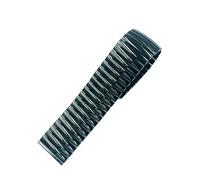 THBGTCNQ Metal Watch Strap, Elastic And Stretchable, Stainless Steel Watch Replacement Parts(Black,12mm)