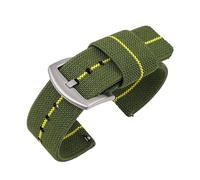 THBGTCNQ Nylon canvas strap, stainless steel buckle, quick-release design, unisex(E,24mm)