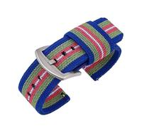 THBGTCNQ Nylon canvas strap, stainless steel buckle, quick-release design, unisex(G,24mm)