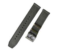 THBGTCNQ Nylon Quick-release Canvas Strap With Stainless Steel Buckle Suitable for Men Women(Grey,22mm)