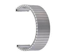 THBGTCNQ Stainless Steel Elastic Stretch Strap Watch Band Metal Expansion Strap 14mm 16mm 18mm 20mm 22mm Wristband Accessories Bracelet(20mm)