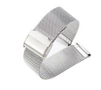 THBGTCNQ Stainless Steel Mesh Watch Band Quick Release Metal Woven Wristband Universal Watch Strap(Silver,12mm)