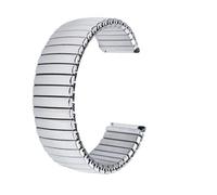 THBGTCNQ Stainless Steel Watch Band Elastic Stretchable Replaceable Wristband(Silver,12mm)