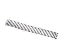 THBGTCNQ Stainless Steel Watch Band Universal Metal Strap Stretchable Comfortable Durable Replacement Bracelet(Silver,12mm)
