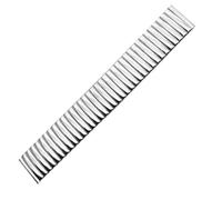 THBGTCNQ Stretchable Stainless Steel Watch Band Universal Metal Strap Comfortable Durable Replacement Bracelet(Silver,18mm)