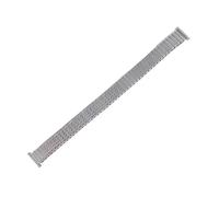 THBGTCNQ Stretchable Stainless Steel Watch Band Universal Metal Strap Comfortable Durable Replacement Bracelet(Silver,16mm)