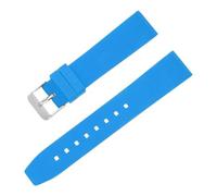 THBGTCNQ Watch Band Rubber Quick-Release Silicone Strap, Universal Replacement(Blue 1,28mm)