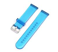 THBGTCNQ Watch Band Rubber Quick-Release Silicone Strap, Universal Replacement(Blue,22mm)