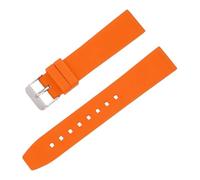THBGTCNQ Watch Band Rubber Quick-Release Silicone Strap, Universal Replacement(Orange,28mm)