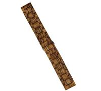THBGTCNQ Watch Band Wooden Watch Strap with Quick-Release Stainless Steel Folding Clasp, Unisex(Brown,20mm)
