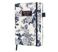 Thboxes 2026-2027 Day a Page Diary, Academic Diary A5 from Jul. 2026 to Jul. 2027, 13 Months Daily Monthly Planner with Pen Loop, Elastic Strap, Inner Pocket for Home Office School & Work