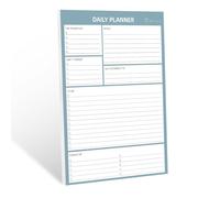 Thboxes Undated Daily Planner Pad To Do List Notepad, 100 Tear off Sheets A4 Day Planner Desk Pad for Study Office Home Organising, 100GSM Thick Paper, 11.7" X 8.3"