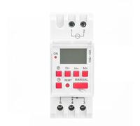 THC-30A 20A 16A Electric Digital Timer Switch Programmable AC DC 12V 24V 110V 220V 240V Electronic Timers 1Pcs(THC-20A-ACDC24V)