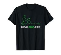 THC Healthcare THC Molecule Structure Weed Cannabis Gift T-Shirt