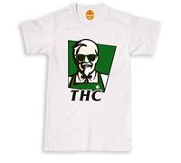 THC KFC T-SHIRT MARIJUANA DRUGS CANNA ANGSTER DOPE STONER WEED TOP