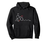 THC Molecule Cannabis Marijuana Weed Logo T-Shirt Pullover Hoodie