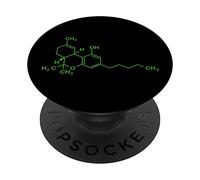 THC Molecule Stone/Marijuana Cannabis PopSockets Adhesive PopGrip