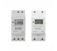 THC15A 30A Din Rail Mount Weekly 7 Days Programmable Digital TIME SWITCH Relay Timer Control AC 12V 24V 48V 110V 220V 230V(15A,1NO 24V AC DC)