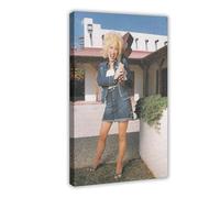 THCTCA Dolly Parton, Tennessee, 2001 Canvas Poster Wall Art Decor Print Picture Paintings for Living Room Bedroom Decoration Frame-style 20x30inch(50x75cm)