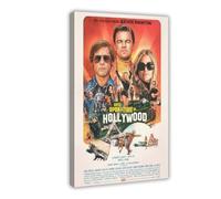 THCTCA Érase Una Vez En Hollywood Cartel Imprimir Canvas Poster Wall Art Decor Print Picture Paintings for Living Room Bedroom Decoration Frame-style 20x30inch(50x75cm)