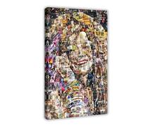 THCTCA JANIS J Singer Canvas Poster Bedroom Decor Sports Landscape Office Room Decor Gift Frame-style 12x18inch(30x45cm)