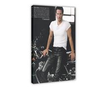 THCTCA Keanu Reeves (fotoshoot Uit 1995) Canvas Poster Bedroom Decor Sports Landscape Office Room Decor Gift Frame-style 08x12inch(20x30cm)