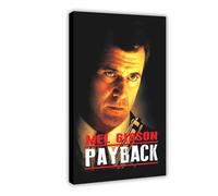 THCTCA Payback 1999 Mel Action Movie Cover Poster Canvas Poster Wall Art Decor Print Picture Paintings for Living Room Bedroom Decoration Frame-style 20x30inch(50x75cm)