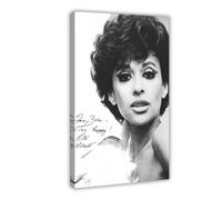 THCTCA Rita Moreno, West Side Story, Signed Canvas Poster Wall Art Decor Print Picture Paintings for Living Room Bedroom Decoration Frame-style 24x36inch(60x90cm)