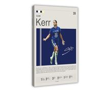 THCTCA Sam Kerr Poster Canvas Poster Bedroom Decor Sports Landscape Office Room Decor Gift Frame-style 20x30inch(50x75cm)