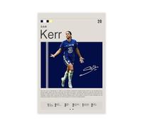 THCTCA Sam Kerr Poster Canvas Poster Wall Art Decor Print Picture Paintings for Living Room Bedroom Decoration Unframe-style 12x18inch(30x45cm)