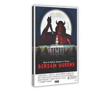 THCTCA Scream Queens (2015) Movie Poster Canvas Poster Bedroom Decor Sports Landscape Office Room Decor Gift Frame-style 12x18inch(30x45cm)