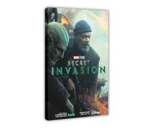 THCTCA Secret Invasion Canvas Poster Bedroom Decor Sports Landscape Office Room Decor Gift Frame-style 20x30inch(50x75cm)