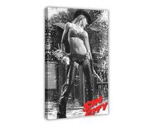 THCTCA Sin City - Jessica Alba Canvas Poster Wall Art Decor Print Picture Paintings for Living Room Bedroom Decoration Frame-style 16x24inch(40x60cm)