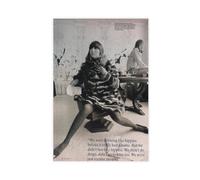 THCTCA Sonny And Cher Vogue Shooting Canvas Poster Wall Art Decor Print Picture Paintings for Living Room Bedroom Decoration Unframe-style 12x18inch(30x45cm)