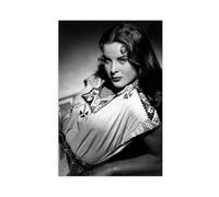 THCTCA Vintage Golden Age Hollywood Schauspielerin Fotos Canvas Poster Bedroom Decor Sports Landscape Office Room Decor Gift Unframe-style 20x30inch(50x75cm)